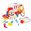 Toy Time 11-piece Kids Veterinary Pretend Play Set with Animal Medical Supplies, Plush Dog for Boys and Girls 452380KSH